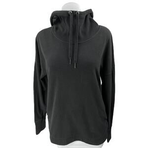 Sweaty Betty Women's Black Hooded Hoodie Pullover Sweater Sweatshirt Top Size XL